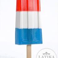 July 4th Ice Pop Soap - Red Blue &..
